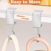 Ultra Durable Student Backpack Hook Adjustable No Adhesive Needed for Home Dorm Office Desk Mount Heavy Duty Hook Organizer