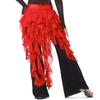 Shiny Hip Scarf Tassels Dancer Skirt Women Show Costumes
