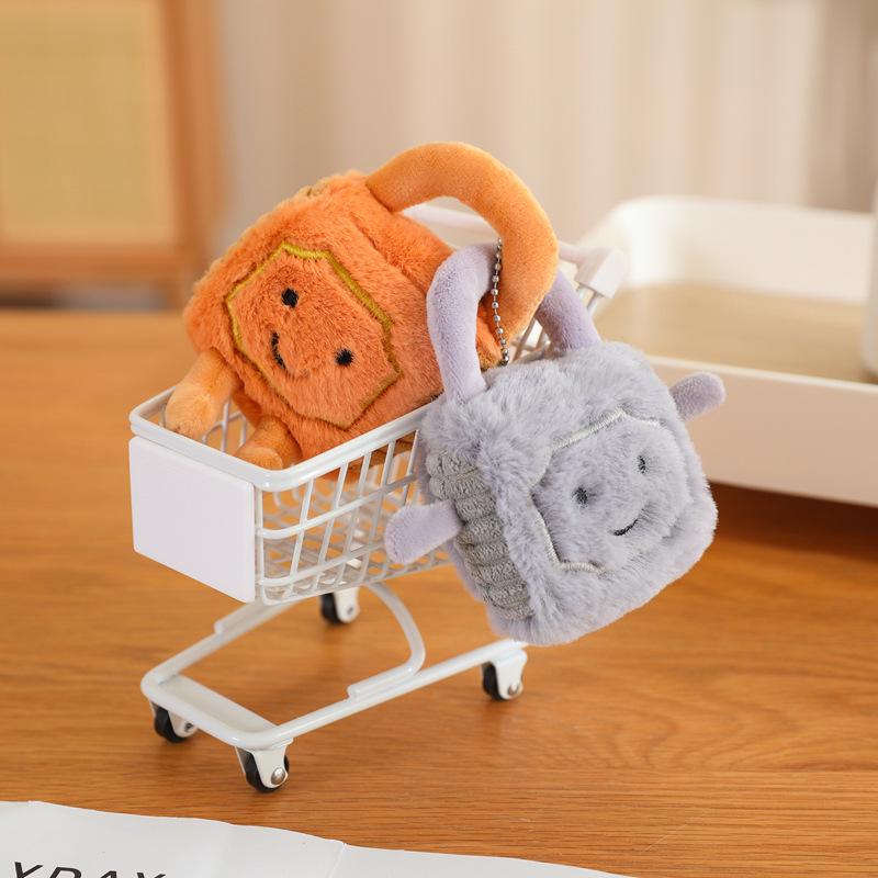 Bonsai Succulent Keychain Plush with Tulip Pendant - Cute and Fun Home Accessory