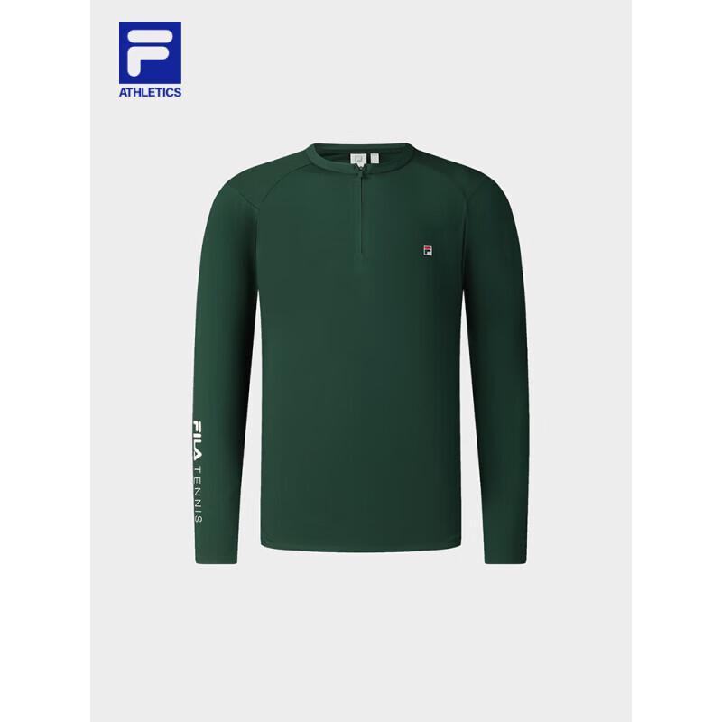 FILA Men s Fleece Lined Long-Sleeve Knit Shirt L