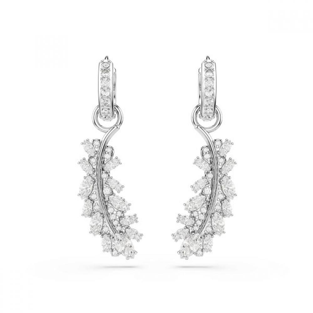 Swarovski Rhodium Earrings 5754272