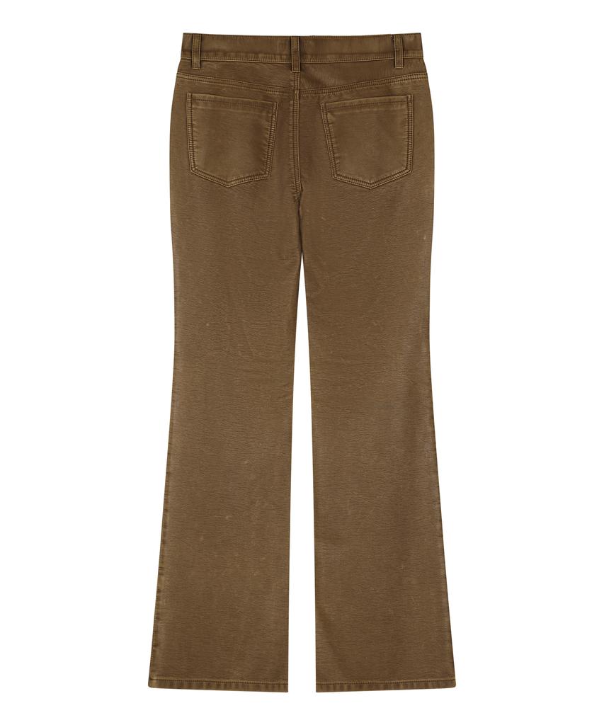 SUNDAY FRUIT MARKET W) Vintage Leather Flare Pant Brown