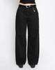 Kulsiseu Cs Cotton Wide Jeans-049 (Black)