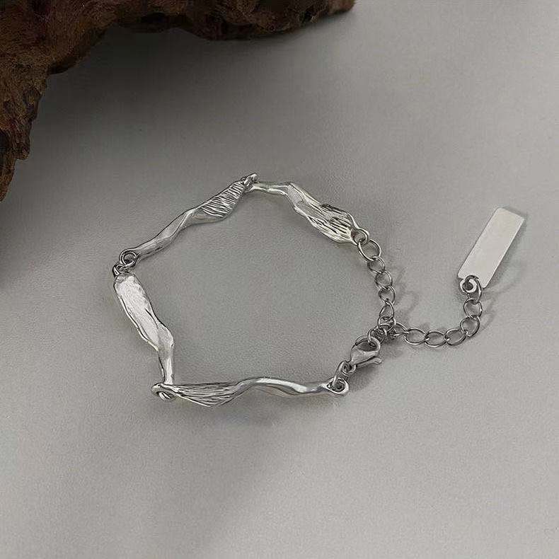 5Pcs/ Set Bohemia Minimalism Multilayer Love Heart Hollow Out Open Mouth Bracelet Set for Women Metal Chain Bangle Zircon Gifts