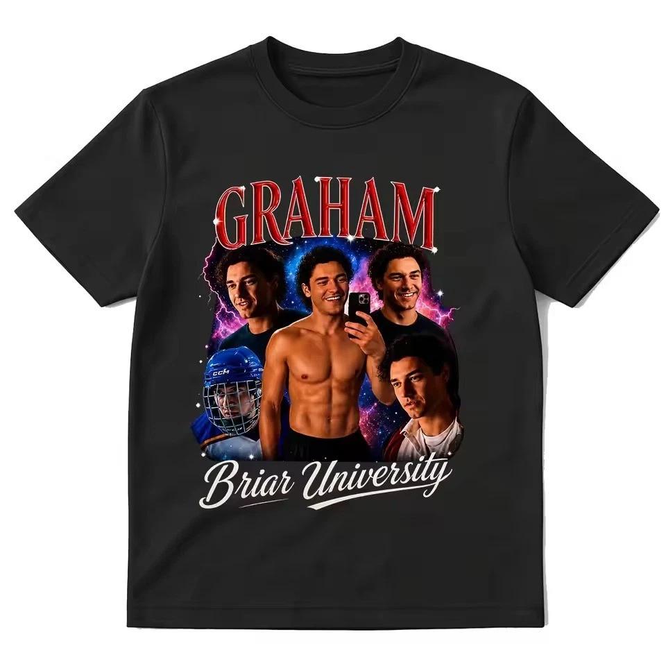 Off Campus Tv Series TShirts Garrett Graham Briar University Hockey TShirt S