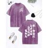 I Forgot What I Like Printed Washed T-Shirt Women Cotton Oversize Tops Casual O-Neck Distressed T Shirts Clothes