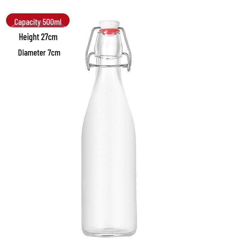 Home Brew Buckle Bottle for Fruit Wine, Juice, Grain Liquor, and Enzymes