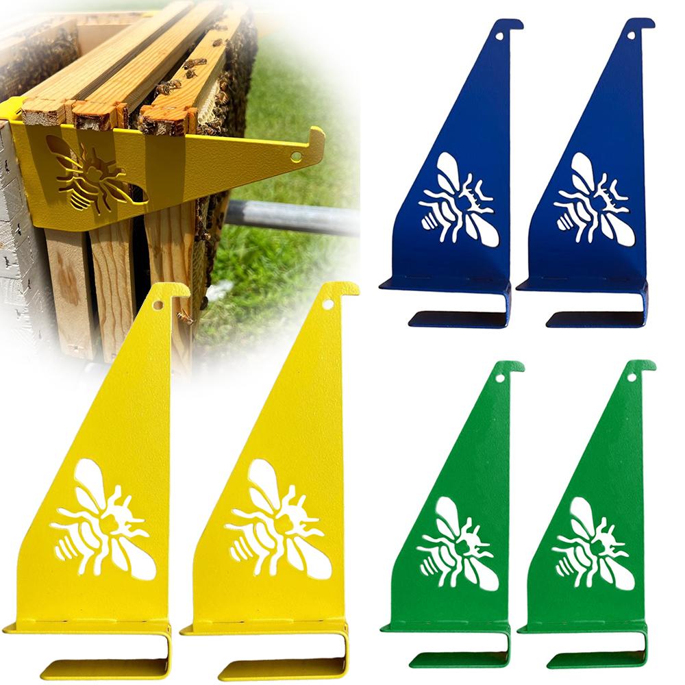 2pcs Beehive Inspection Bracket Beekeeping Tools Support Bracket Bee Hive Perch Frame Holder Durable Bee Hive Frame Accessories