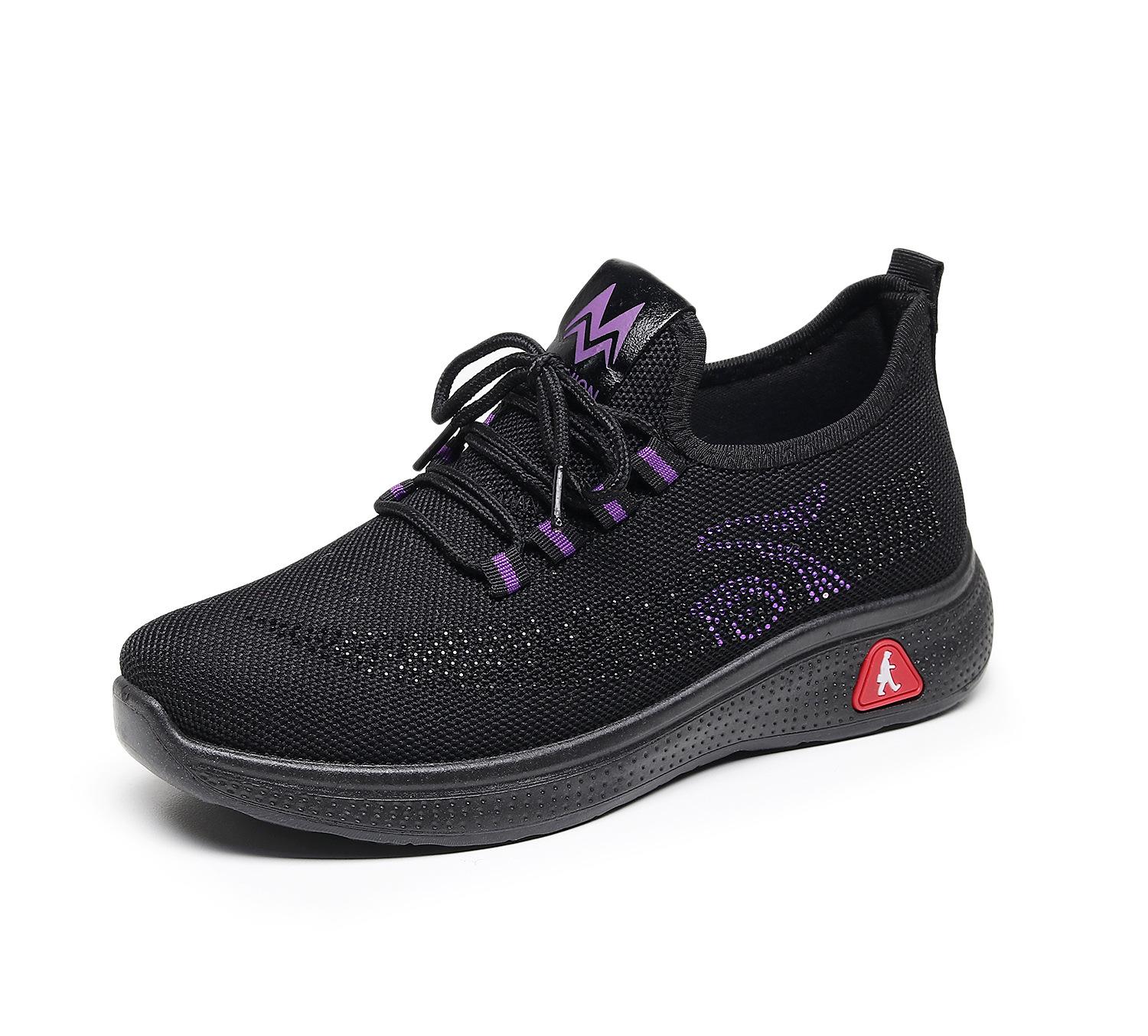 

2025 ****** новые старые ******* тканевые туфли дерьмовая подошва нескользящие туфли для пожилых повседневные туфли для мамы дышащие женские туфли 40