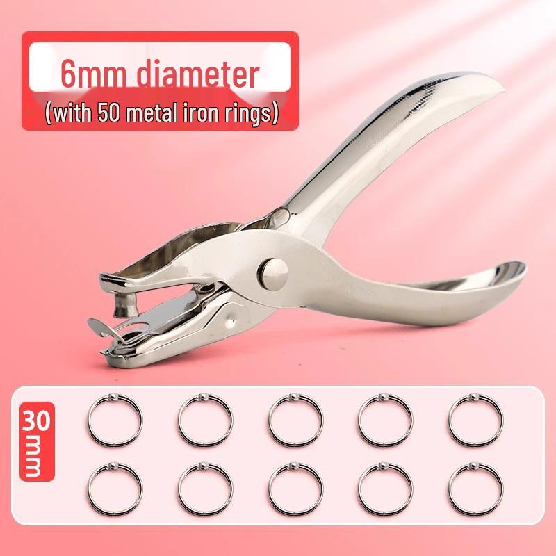 Round Hole Punch for Loose Leaf Binder