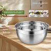 Gifts Stainless Steel Mixing Bowl Thickened Large Capacity Baking Fruit Salad Bowls Cold Vegetable Bowl Food Mixing Container