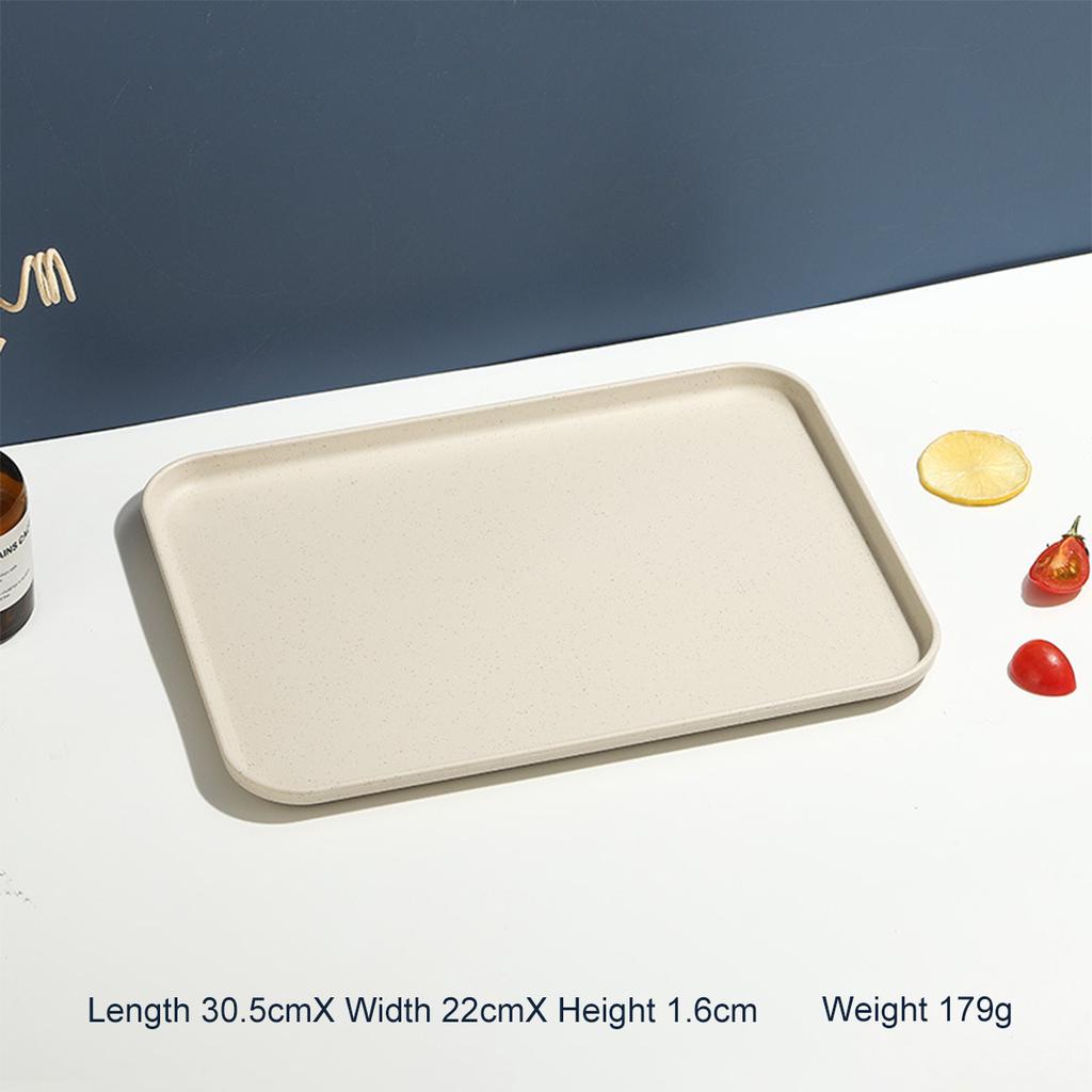 Rectangular Tray Plastic Restaurant Household Cup Tea Tray Catering Fast Food Barbecue Tray Kitchen Supplies