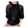 Lace Long Voluminous Easy To Move Korean Perfect for Graduation Entrance Long Size L [Green Tea] Top, Spring, See-Through, Elegant, Sleeves,