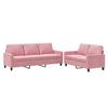 VidaXL Sofa Set with 2 Pcs Cushions, Sofas with Armrests, Furniture Set, Living Room Furniture, Modern, 3201519
