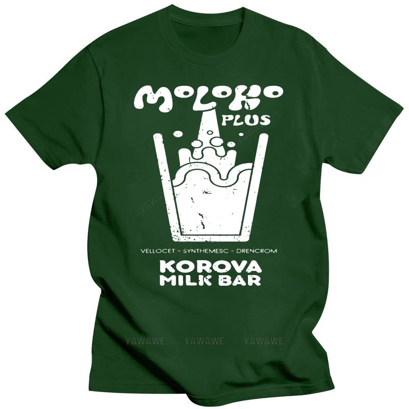 Заводной апельсин Футболка Молоко Плюс Футболка Заводной апельсин Модная Милая Футболка С коротким рукавом Хлопок Мужская Печать Футболка S