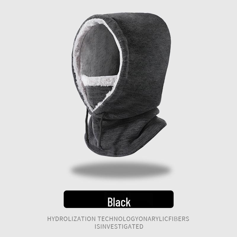 Women's Ionic Warm Cycling Hat and Scarf Pullover for Autumn and Winter Outdoor Skiing