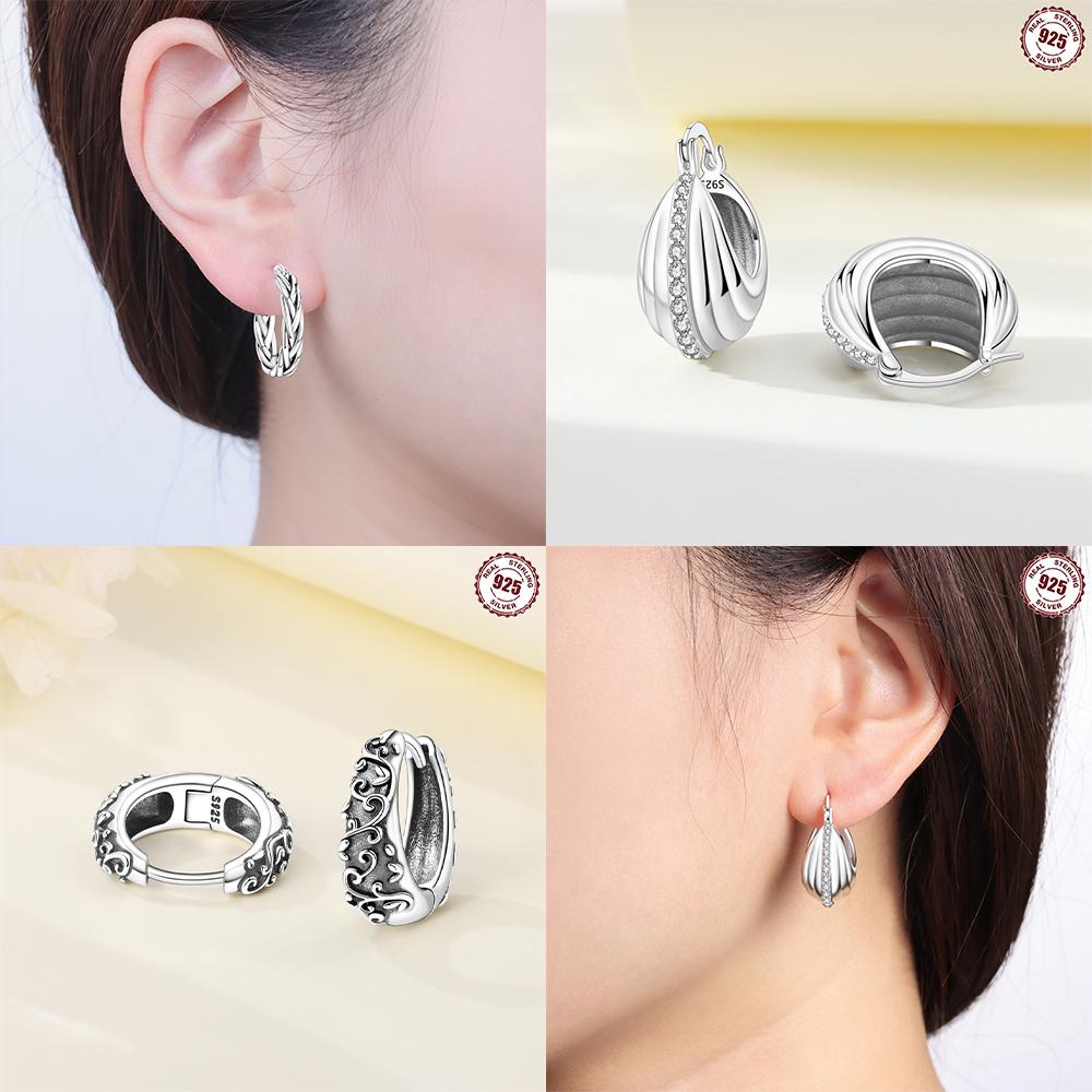 Basic Woven Rope Earring Classic Multi-layer Women Retro Earring Authentic Original Copper Metal Delicate Valentine Perfect Gift Anniversary Earring