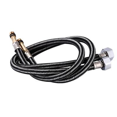 G1/2'' Nylon Gevlochten Sanitair Leiding Slang Hittebestendig Roestvrij Staal Kraan Wastafel Kraan Spoelbak Leiding Slang Explosieveilig Flexibel