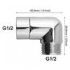 Practical Shower Head Angle Adapter Suitable for Various Bathroom Styles
