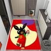 Bing Bunny And Friends Themed Anti-Slip Rugs - Polyester Home Decor, Suitable for Bedrooms, Living Rooms, Doorways, Studios, and Decorations