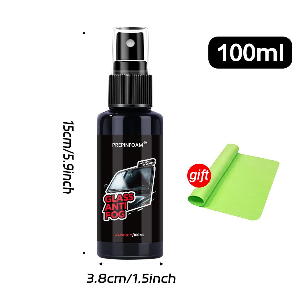 Glass Anti Fog Coating Spray Winter Car Interior Windshield Long Lasting Prevent Fogging Clear Vision Fog Repellent Mirror Clean