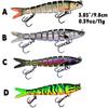 Balıkçılık Lures Swimbait Crankbait Yem Bas Alabalık Crappie Muskie Yayın Balığı Olta Gerçekçi Balık