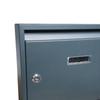 Modern Lockable Mailbox Combination Locking Box Durable Key Paperwork Magazines Holder Postbox and