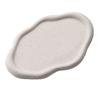 Jewelry Plate Ceramic Glossy Appearance Simple Modern Stylish Storage Tray For Home Gift White Oval