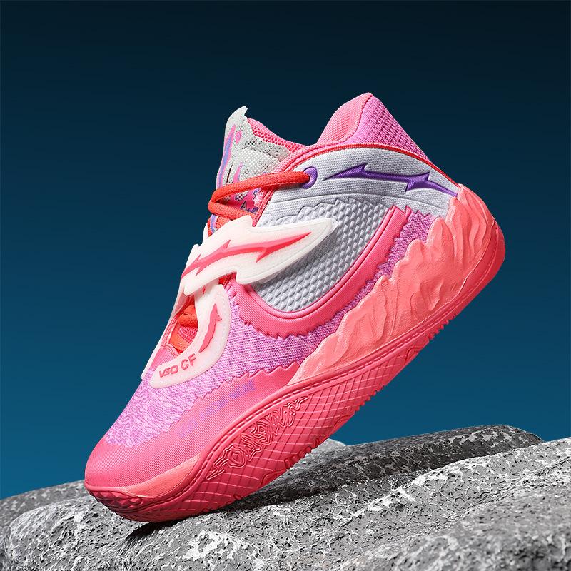 Three-ball 5th Generation Personalized Velcro MD Rubber Sole Basketball Shoes Boots Youth Training Game Sports Shoes