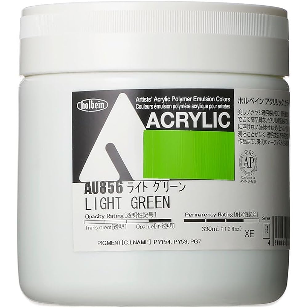 Holbein Acrylic Color [Heavy Body] AU856 330ml Light Green 16856