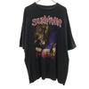 ZIP 90s Old Survivor by Nature Print Short Sleeve T-shirt Black Animal Men's Used
