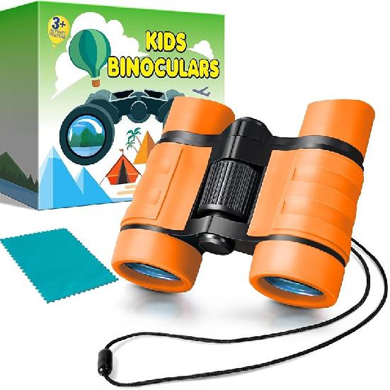 Kids Binoculars for Ages 3-12, Outdoor Exploration Toys - Perfect for Bird Watching, Camping, and Outdoor Activities