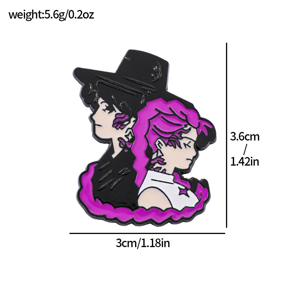 KPop Demon Hunters Cartoon Character Enamel Pins - Jinu Lumi Zoey Derpy Tiger Designs Alloy Brooch Lapel Badge Jewelry for Fans