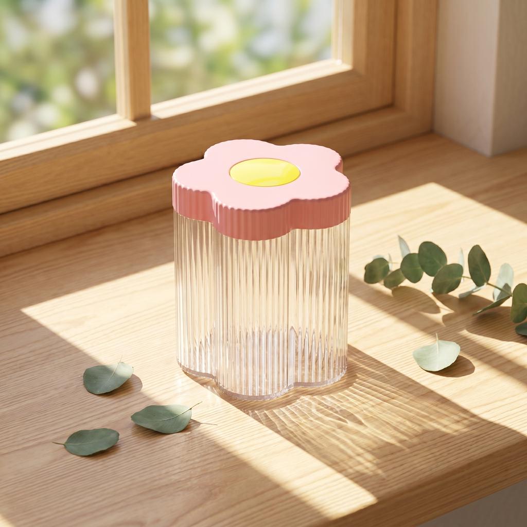 Automatic Bird Water Feeder Flower Shape Magnetic Water Dispenser with Drinking Pin for Parrots Small Birds Cage Accessory