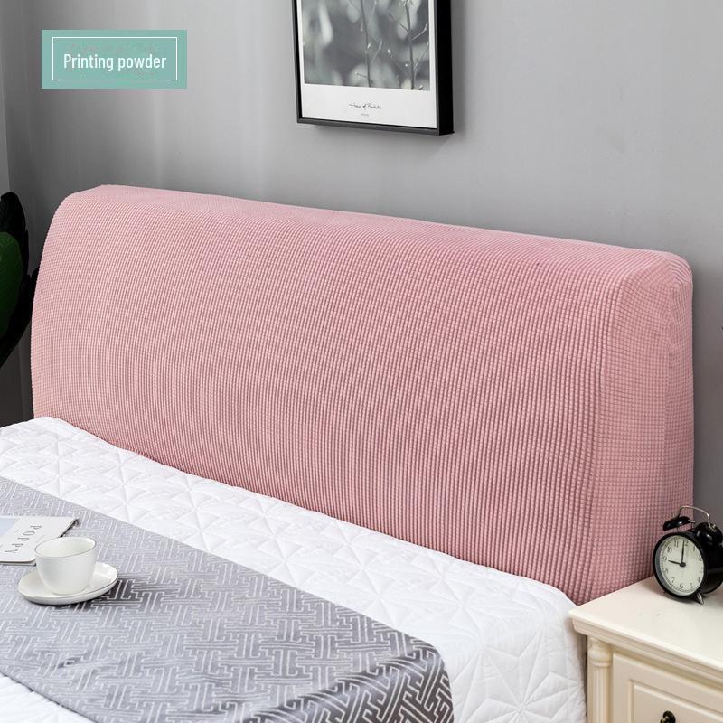 European-Style Elastic Dust-Proof Bed Head Cover – Universal Fit, Soft Protective Cover for Wooden Bed Headboards