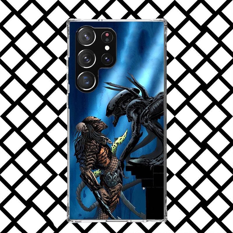 A-Alien Vs Predator Phone Case for Samsung Galaxy S26 S25 Edge S24 S23 Ultra S22 Plus S21 FE S20 + Soft Cover Print Fundas Galax