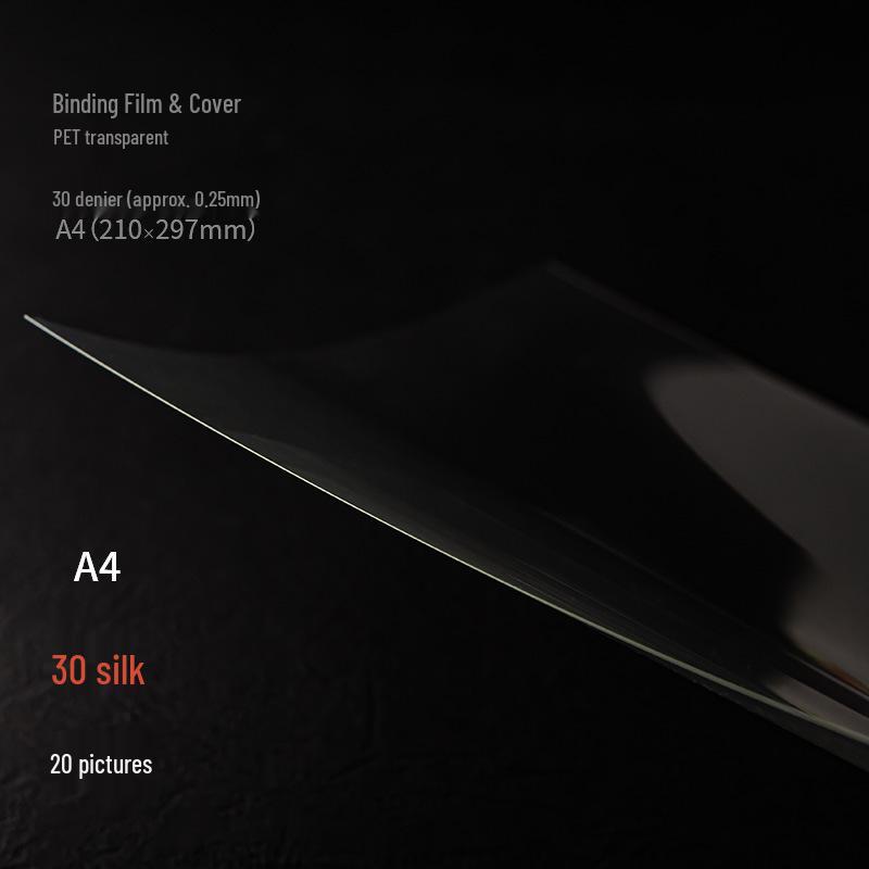 A4/A3 Frosted Transparent PVC Film for Art & Craft 