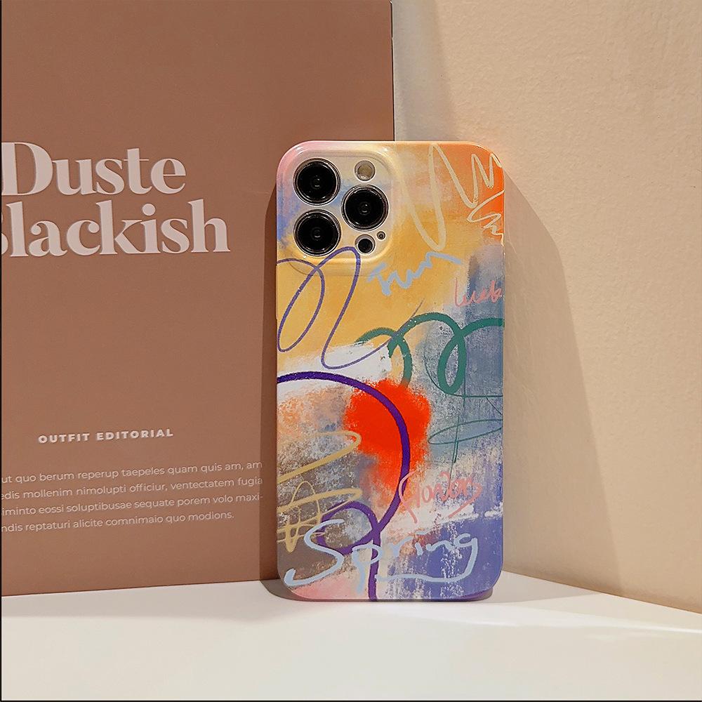 Niche Art iPhone17Phone case11Applicable13Apple15pro Max Hard Shell16Feilin128