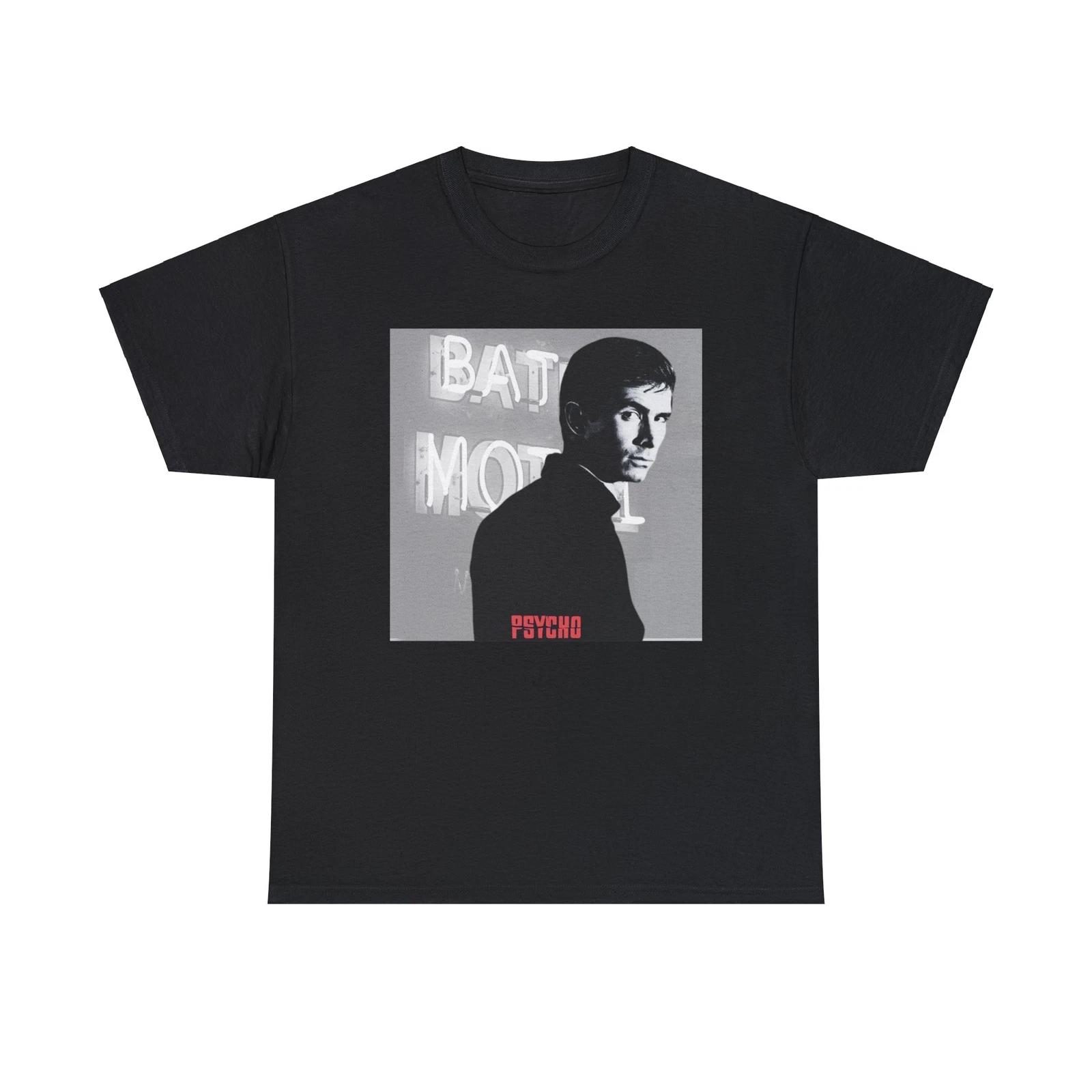 

Psycho Heavy Cotton Tee, Anthony Perkins, Alfred Hitchcock Movie L