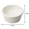Unbreakable, Heat-resistant Cocotte, Perfect for Adding a Touch of Class To Your Dining Table. White, 6cm Diameter X 3cm Height, 25cc Capacity, Pack O