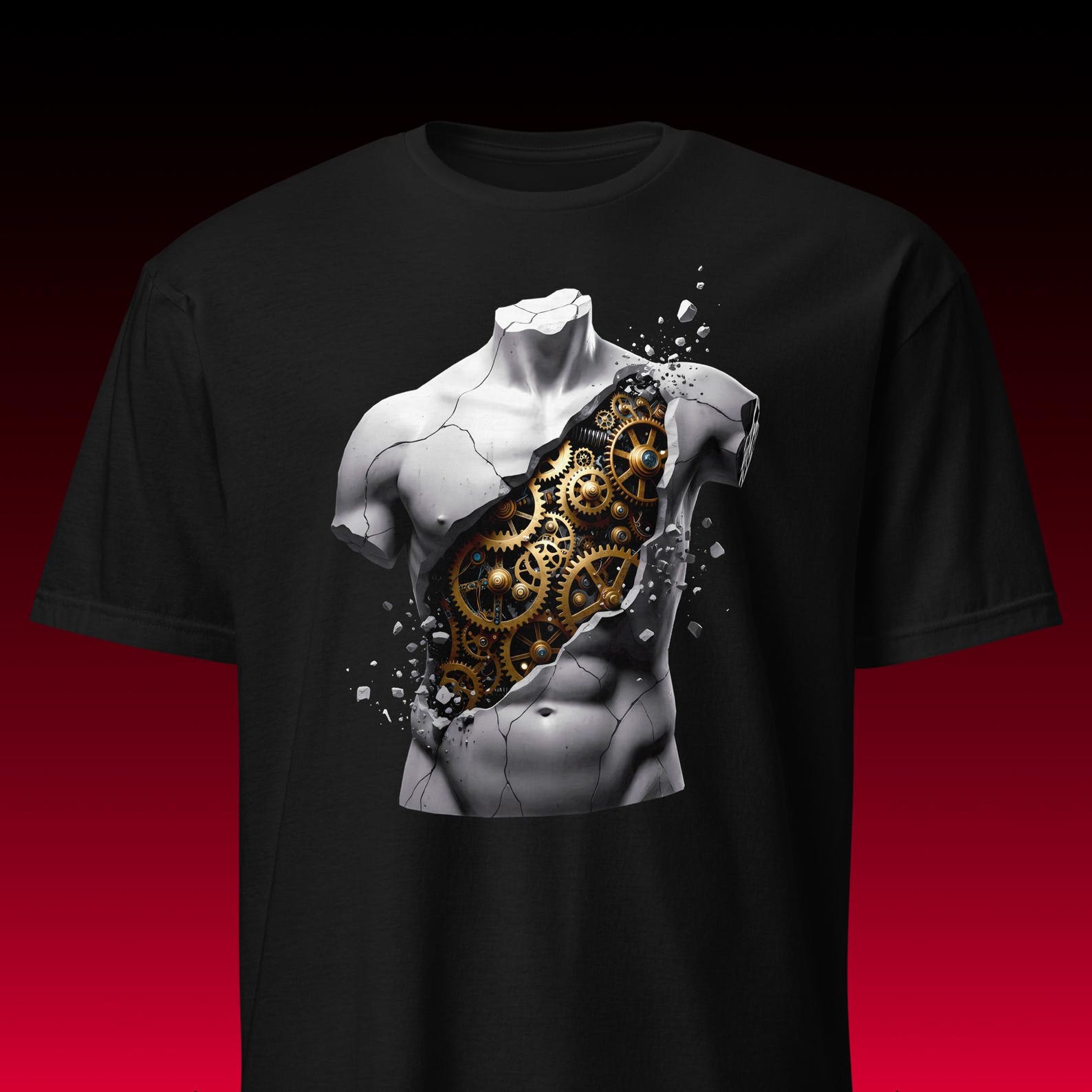 Steampunk Shirt | Dark Academia Aesthetic | Mechanical Engineer Gift 2XL