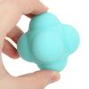 6 Stück Hex Response Silikonball Geschwindigkeit Agilität Trainingsgerät Sensibler Faszienball Blau