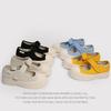Baotou Half Slippers Women'S Summer Wear New Little White Shoes Versatile Casual One-Pedal Platform Sandals Silver