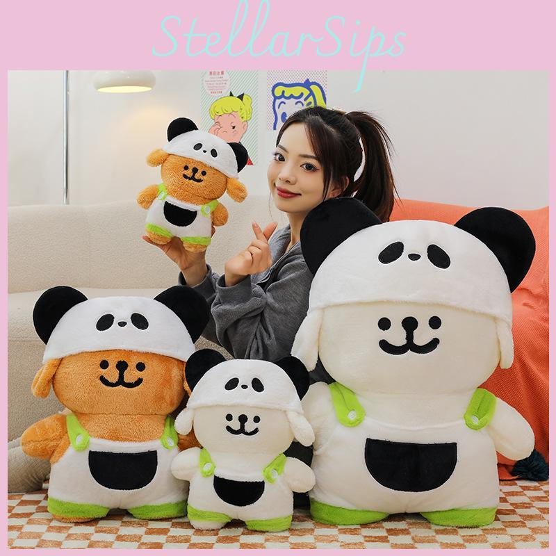 Dress Up Panda Maltese Plush Toy Cute Soft Filled Doll Children Gift Holiday