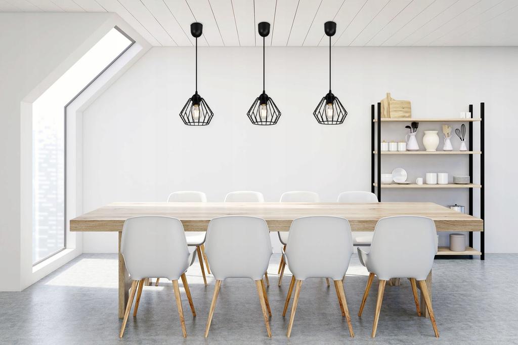 LOFT HANGING LAMP DIAMOND EDISON RETRO LED