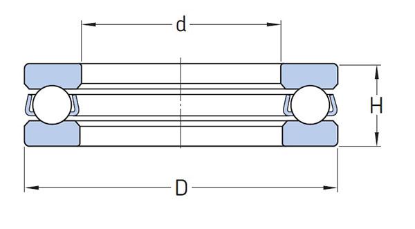Thrust Bearing 51144 Neutral 220X270X37