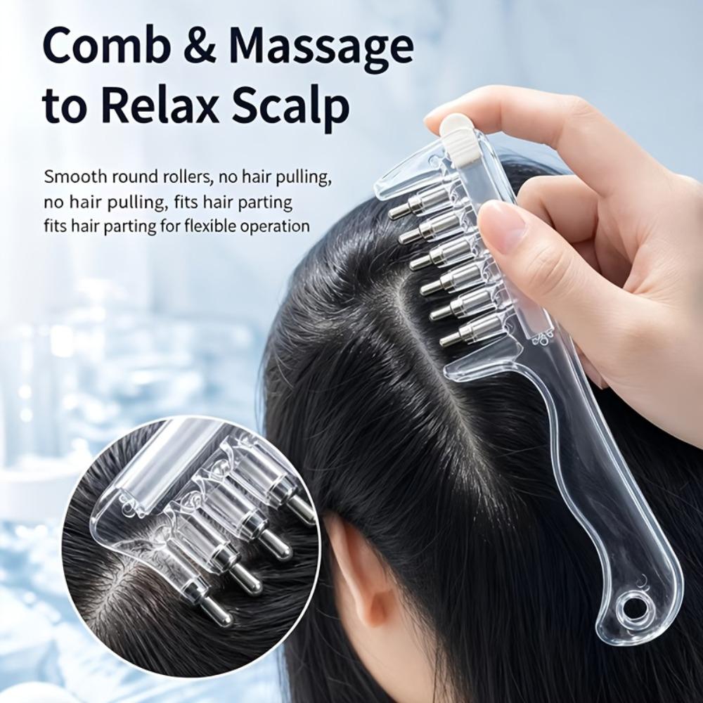Anti-Frizz Hair Firming Applicator Hair Care Massage Guide Liquid Comb Household