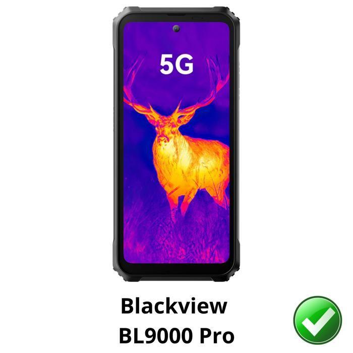 Screen Protector for Blackview BL9000 Pro [2 Pack] Ultra Thin Resistant Protective Plastic Film Phonillico®