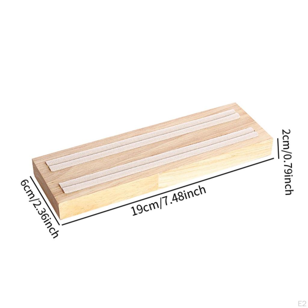 Ring Display Holder Earrings Organizer Jewelry Stand Tray for Dresser Home Desk