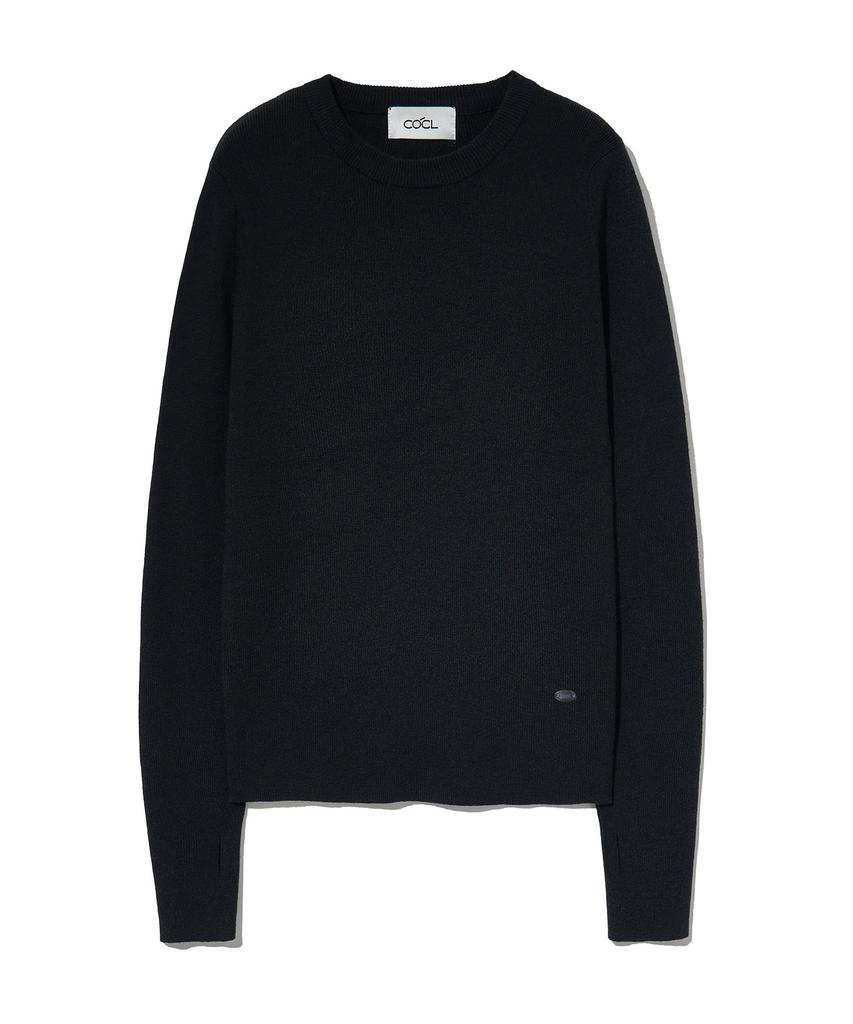 Keoseuteomeokeullagumeon Slim Round Ribbed Knit 6 Color Cowkt003
